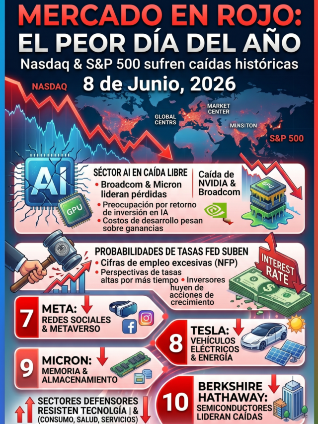 Nasdaq, S&P 500 suffer worst day of year as AI stocks tumble and Fed rate-hike odds rise